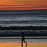 Footsteps on the Beach