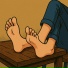 Foot on Table