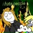 i hate people V x