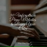 Piano Music, Calming Piano, Piano Pianissimo