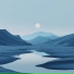 暗闇の中の海
