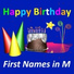 First Names in M
