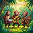 Three monkey