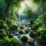 Cascada en el Bosque