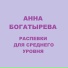 Анна Богатырева