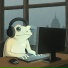 White frog