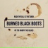 Burned Black Boots