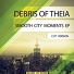 Debris of Theia